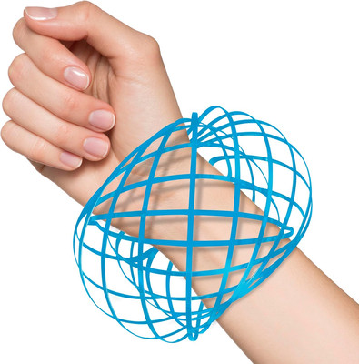 Kinetic Educational Spring Toy - Multi Sensory Interactive 3D Shaped Flow Ring (