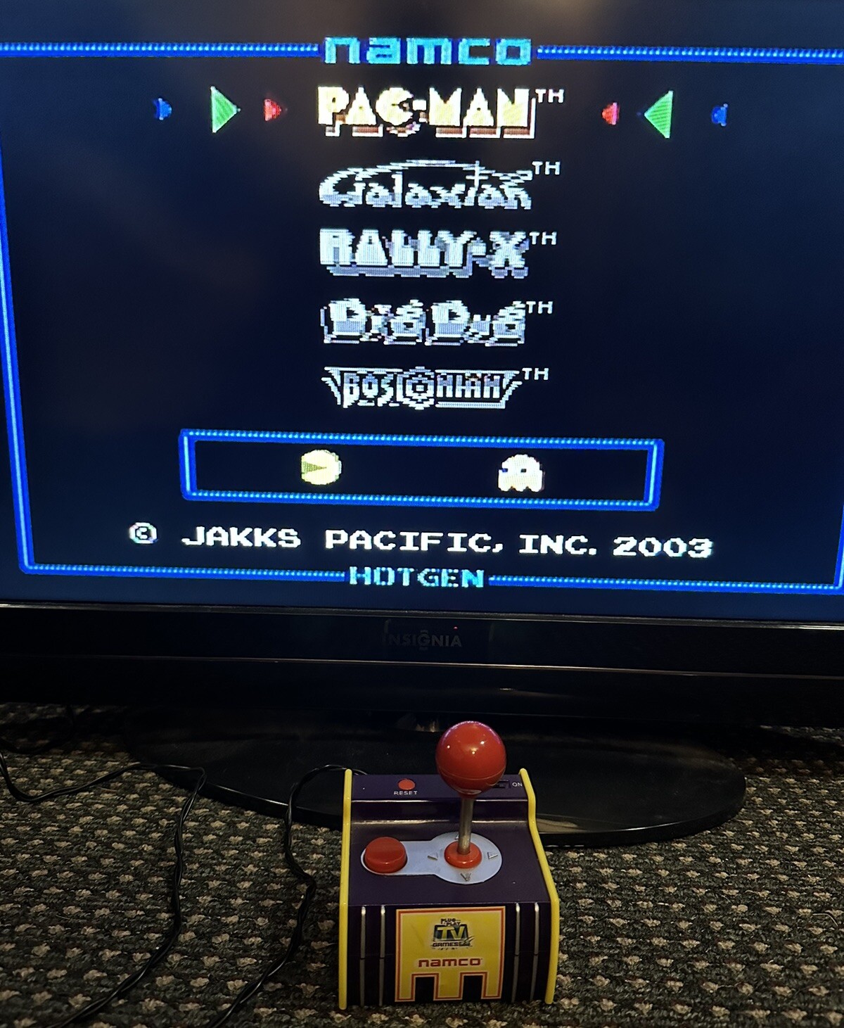 Namco Plug It In & Play TV Games 2003 Arcade Games Pac Man and More eBay