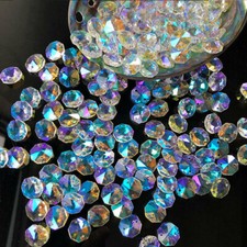 Wholesale AB 14MM Octagonal Rainbow Bead Crystal-Chandelier-Suncatcher-Pendant