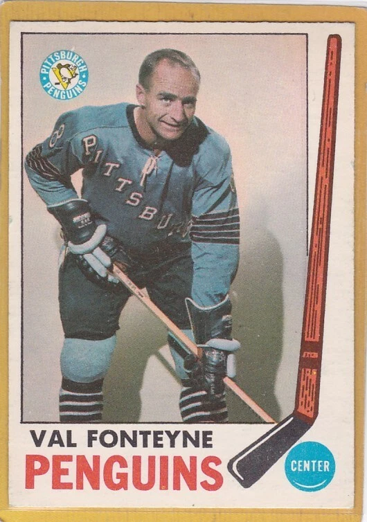 1969-70 O PEE CHEE HOCKEY VAL FONTEYNE #119 PENGUINS VGEX *A12241