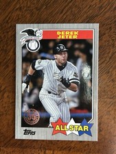2022 Topps Series 2 1987 Topps All-Star Baseball  Derek Jeter #/299