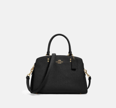 Coach Lillie Women's Carryall Handbag- Black (91493)