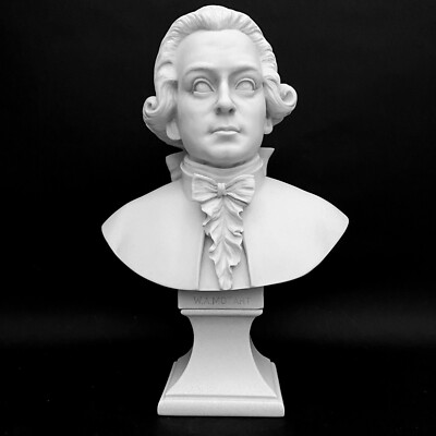 MOZART MARMORBÜSTE / SKULPTUR MADE IN UK 11,5'' 3kg ......Beschreibung lesen