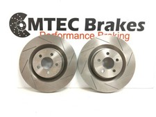 Front Brake Discs For Chrysler 300C SRT-8 6.1 V8 360mm 03/06- MTEC Grooved Only