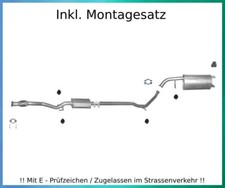 Auspuffanlage Kia Picanto 1.0 1.1 45-48KW Auspuff Endtopf Mitteltopf Montagesatz
