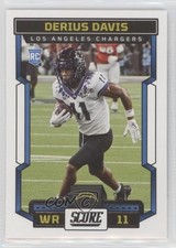 2023 Score Rookies Derius Davis #364 13ga