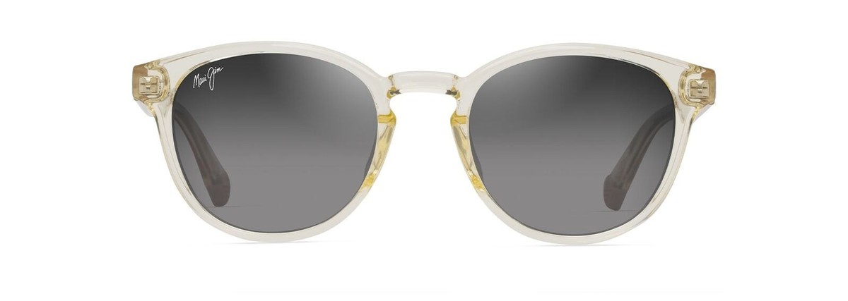 Maui Jim Hiehie Shiny Trans Yellow / Neutral Grey Polarized Lenses