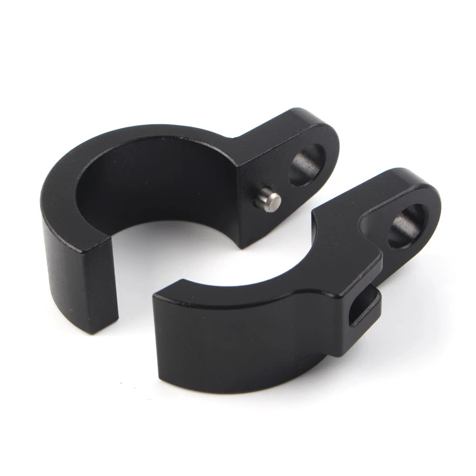 2x Abrazadera de manguera de freno delantero soporte de línea negro para Honda CR80R CR85R CR125R CR250R Foto 2 de 4