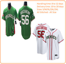 Mexico Baseball #56 Randy Arozarena 2026  World Baseball Classic Home Sittched*