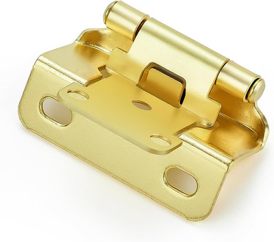 JOYDECOR 60 Pack Gold Self-Close Cabinet Hinges for Kitchen Cabinet Doors