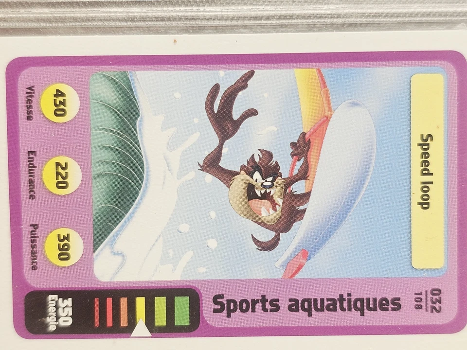 Carte à collectionner Looney Tunes Sports aquatiques Speed loop - Photo 1/1