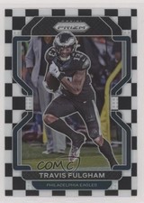 2021 Panini Prizm Black & White Checker Prizm Travis Fulgham #218 2h5