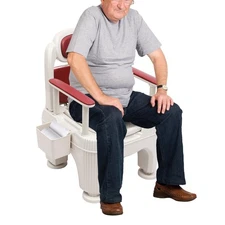 Portable Bedside Toilet Chair Shower Commode Seat Bathroom Potty Stool Adult
