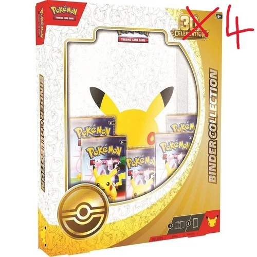 Pokémon TCG 30th Celebration Binder Collection x4