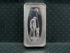 Franklin Mint 1971 Father's Day Grains 1000 Solid Sterling Silver Ingot