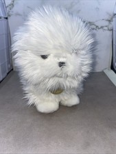 Aurora Miyoni Tots Pom Pom Puppy Pomeranian White Fluffy Dog 9
