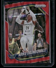 2025 Panini Prizm WNBA #73 Arike Ogunbowale Red Seismic Prizms #/249