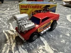 VINTAGE ORIGINAL MATCHBOX SUPERFAST BIG BANGER CAR 1970s MUSCLE TOY 1972 BOX
