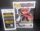 Todd McFarlane Venom Autographed Eddie Brock Drawer Signed Funko JSA Protector 5