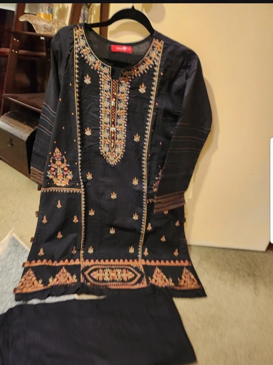 Cotton Size L Pakistani Salwar Kameez for sale | eBay