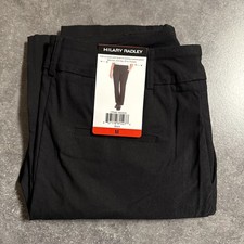 Hilary Radley Women's Pull On Pant, Built in Tummy Control Panel, Black, M