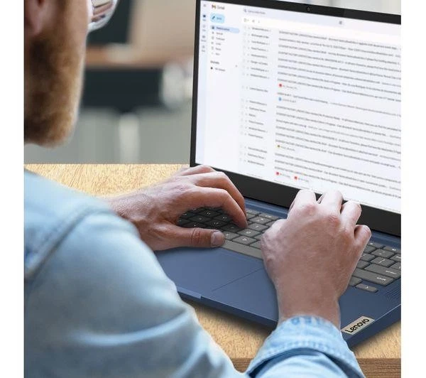 LENOVO IdeaPad Slim 3 14" Chromebook Kompanio 520 4GB RAM 128GB Blue - Image 4 of 4