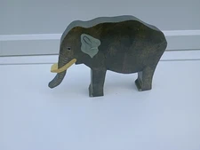 Kinderkram Ostheimer German Handcrafted Wooden Elephant Rare