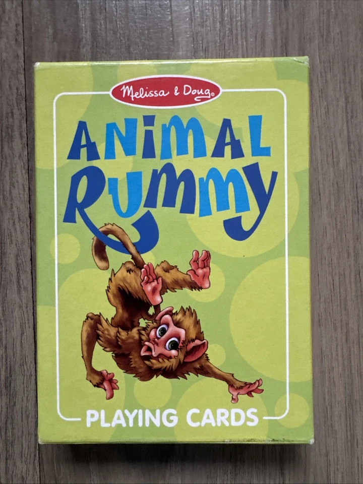 Набор игральных карт Melissa & Doug Animal Rummy Jumbo - Изображение 2 из 3