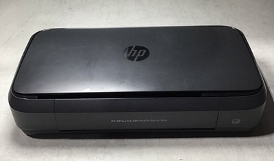 HP OfficeJet 250 Mobile All-in-One Printer With Battery And No Ink. *SEE PICS*