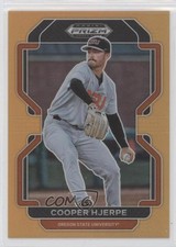 2022 Panini Prizm Draft Picks Neon Orange Prizm 35/50 Cooper Hjerpe #PDP22 tj1