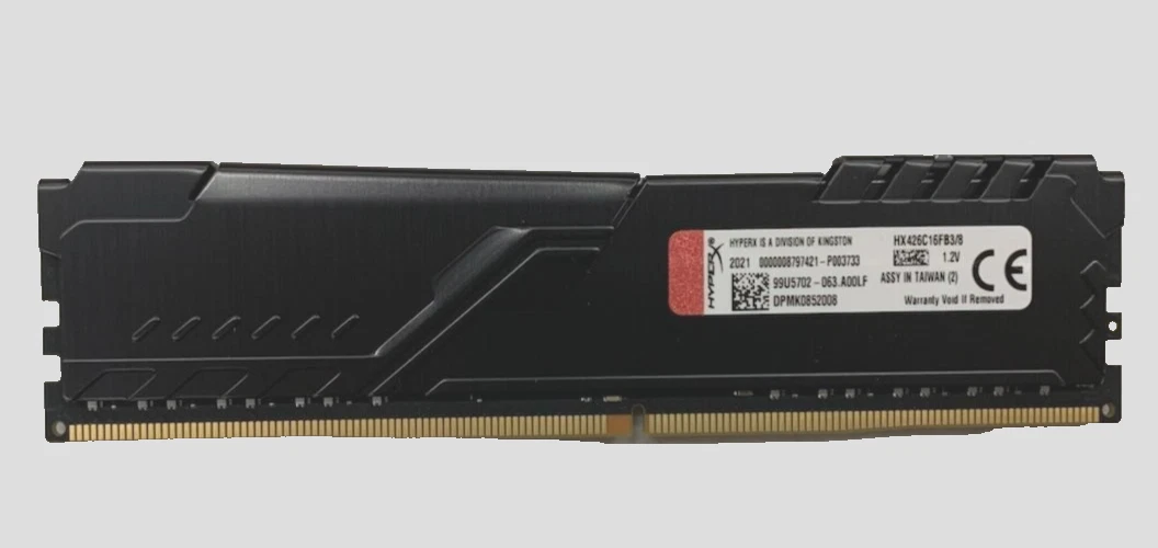 DDR4 SDRAM HyperX 8 GB Capacity per Module Memory (RAM) for sale