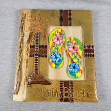 Vintage Handmade Natural Leaf Photo Album Scrapbook NEW OLD STOCK 14  x 12  