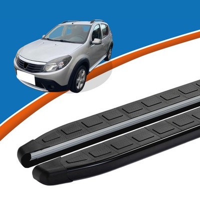 Trittbretter passend für Dacia Sandero Stepway Baujahr 06/2008-12/2012 DOLU Schw