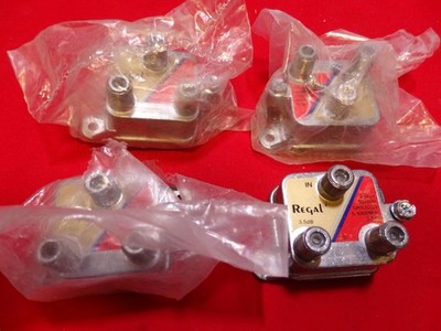 Four Regal Tech 2-way RF Antenna Splitters