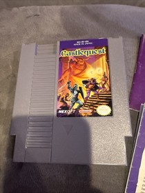 Castlequest (Nintendo Entertainment System NES Game Map & Manual Tested 🔥🔥🔥🔥