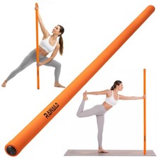 Yoga Stick, Upgraded 5ft Sturdy Steel Mobility Stick, Adjustable Exercise Equ...