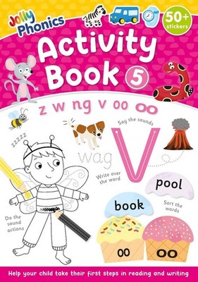 Jolly Phonics Activity Book 5: in Precursive Letters (British English edition) b