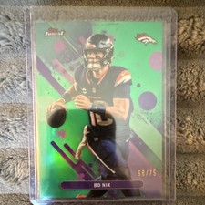 Topps Finest 2025 Bo Nix Finest Performance 53 Denver Broncos 6875 Topps Finest 2025 Bo Nix Finest Performance 53 Denver Broncos 6875