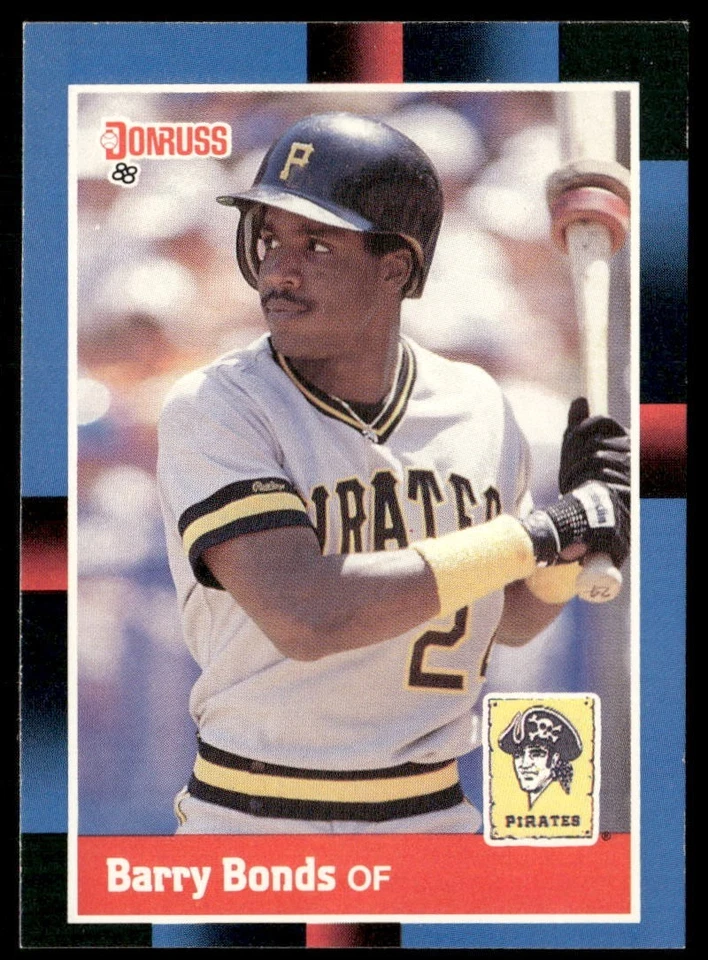 Lote de errores de impresión trasera en blanco Donruss 1988 (36) Bonds/Schmidt Foto 2 de 4