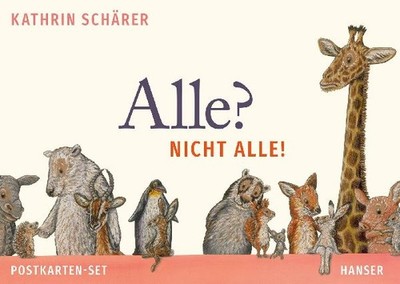 Alle? Nicht alle! Postkarten-Set, Schärer, Kathrin