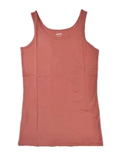 Duluth Trading Company Womens No-Yank Tank Wide Strap Faded Rose Size Medium NWT