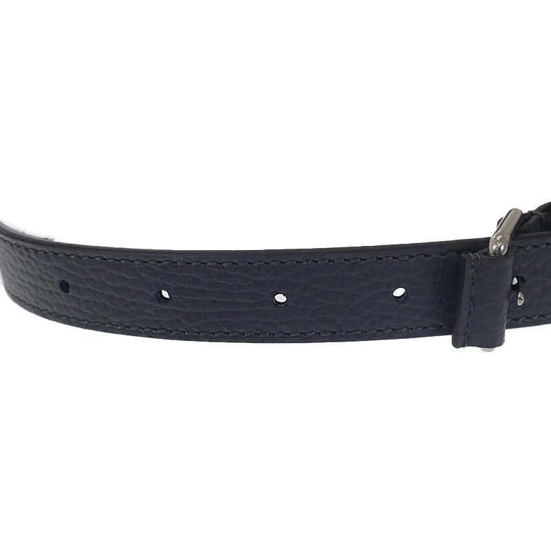 Gucci GG Recycled Black Grey Belt Bag Large 767934 with Silver Hardware