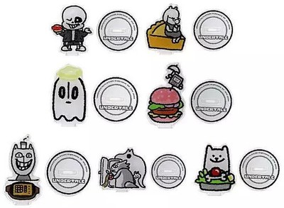 All 7 types set Acrylic plate with stand ~FOOD DESIGN~ vol.1 ''UNDERTALE''