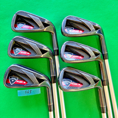 Callaway RAZR X Black Iron Set 6pcs 5-Pw Flex SR Stiff Regular 65 Graphite Shaft
