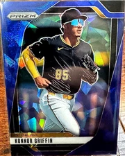 2025 Panini Prizm Baseball Blue Ice Prizms *Dingers, Fireworks* *You Pick*