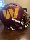 Terry McLaurin Full Size Autograph Replica Helmet With Yellow Visor Beckett COA