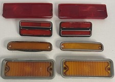 Light Tail Lens Chevrolet Red Amber Marker Housing Chevy Ck Vintage Light Tail Lens Chevrolet Red Amber Marker Housing Chevy Ck Vintage