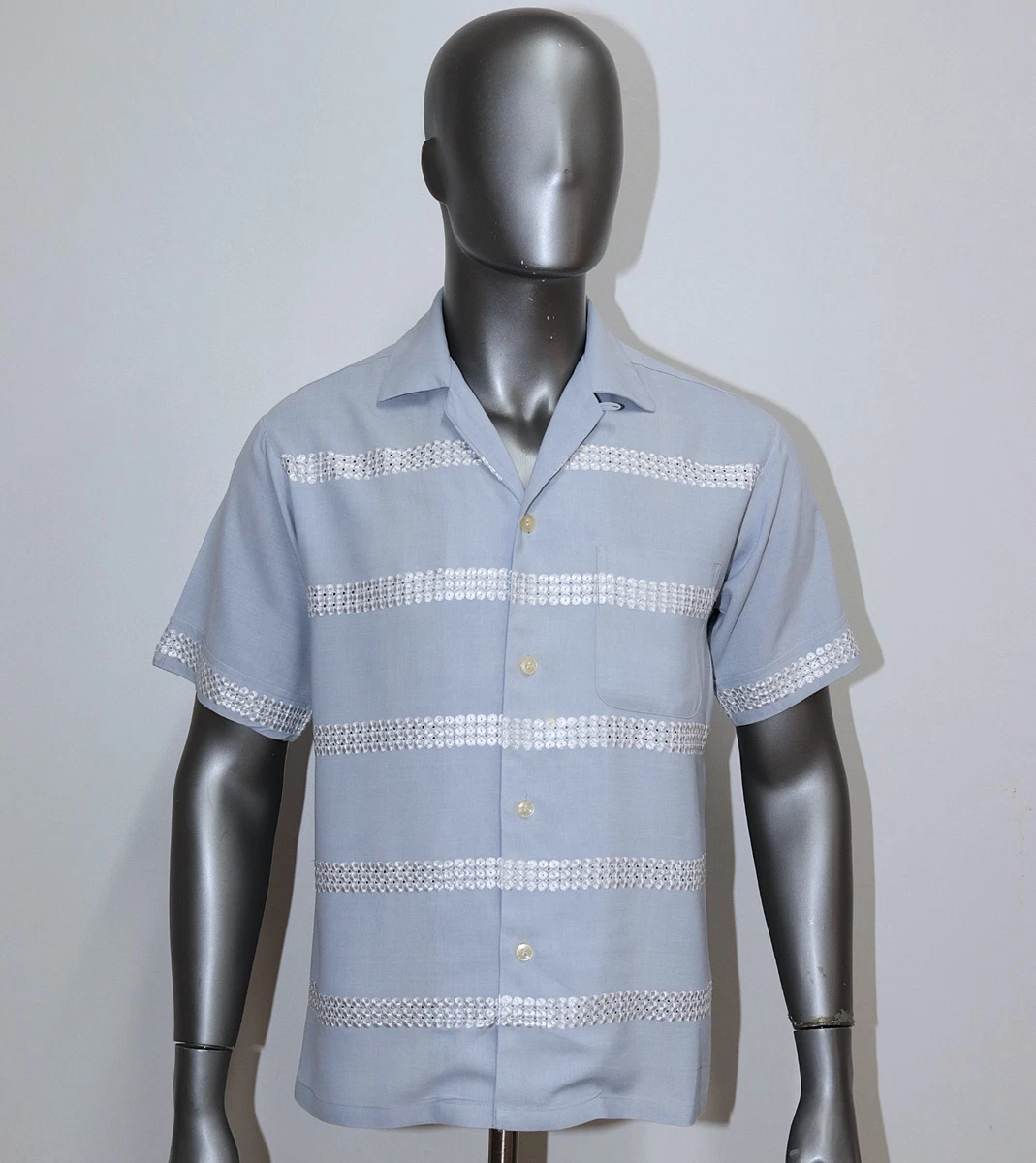 Short Sleeve Original 1940s Vintage Casual Shirts for Men for sale