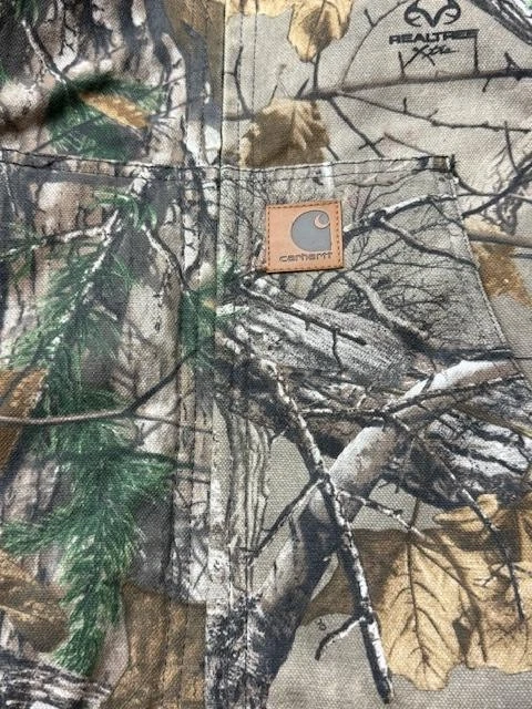 Carhartt Jacket Youth Medium 10-12 Realtree Xtra Hooded Quilted Zip Hunting - Image 2 of 4