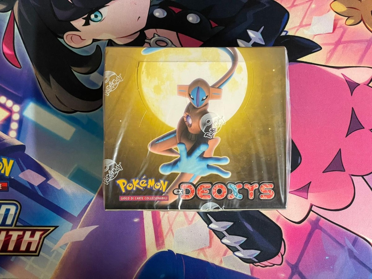 pokemon tcg ex deoxys booster box TCG: Blister Sealed (Defense Forme Deoxys) – TBC Games a holographic parallel set Pokémon 2005 EX Deoxys Collector's